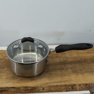 WearEver 1 Qt Sauce Pan Glass Lid Ergonomic Handles Very Nice